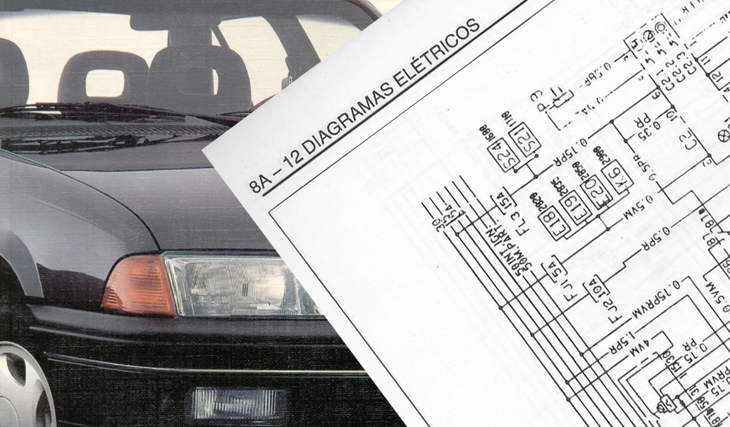 Digramas Elétricos do Monza 1993